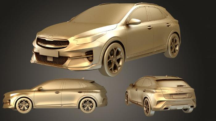 نموذج ثلاثي الأبعاد لآلة CNC السيارات والنقل كيا X Ceed 2020
